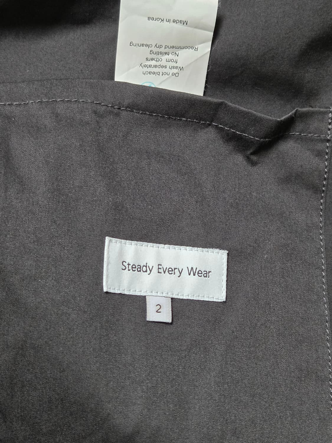 스테디 에브리웨어 워크셔츠자켓 다크 그레이 2사이즈 상품이미지4