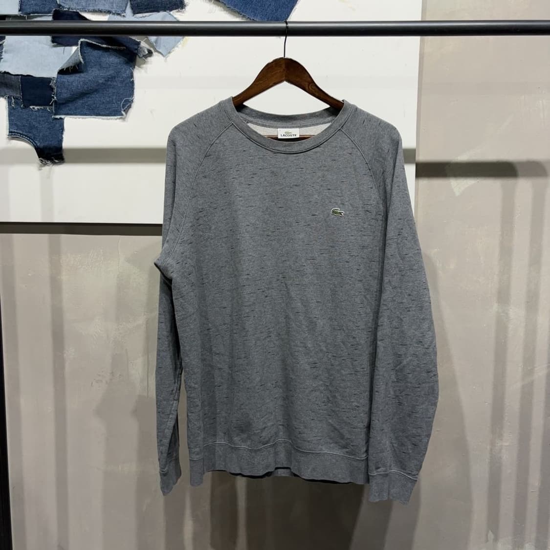 Lacoste Vintage 라코스테 빈티지 스웻셔츠 헤드그레이 맨투맨 상품이미지1