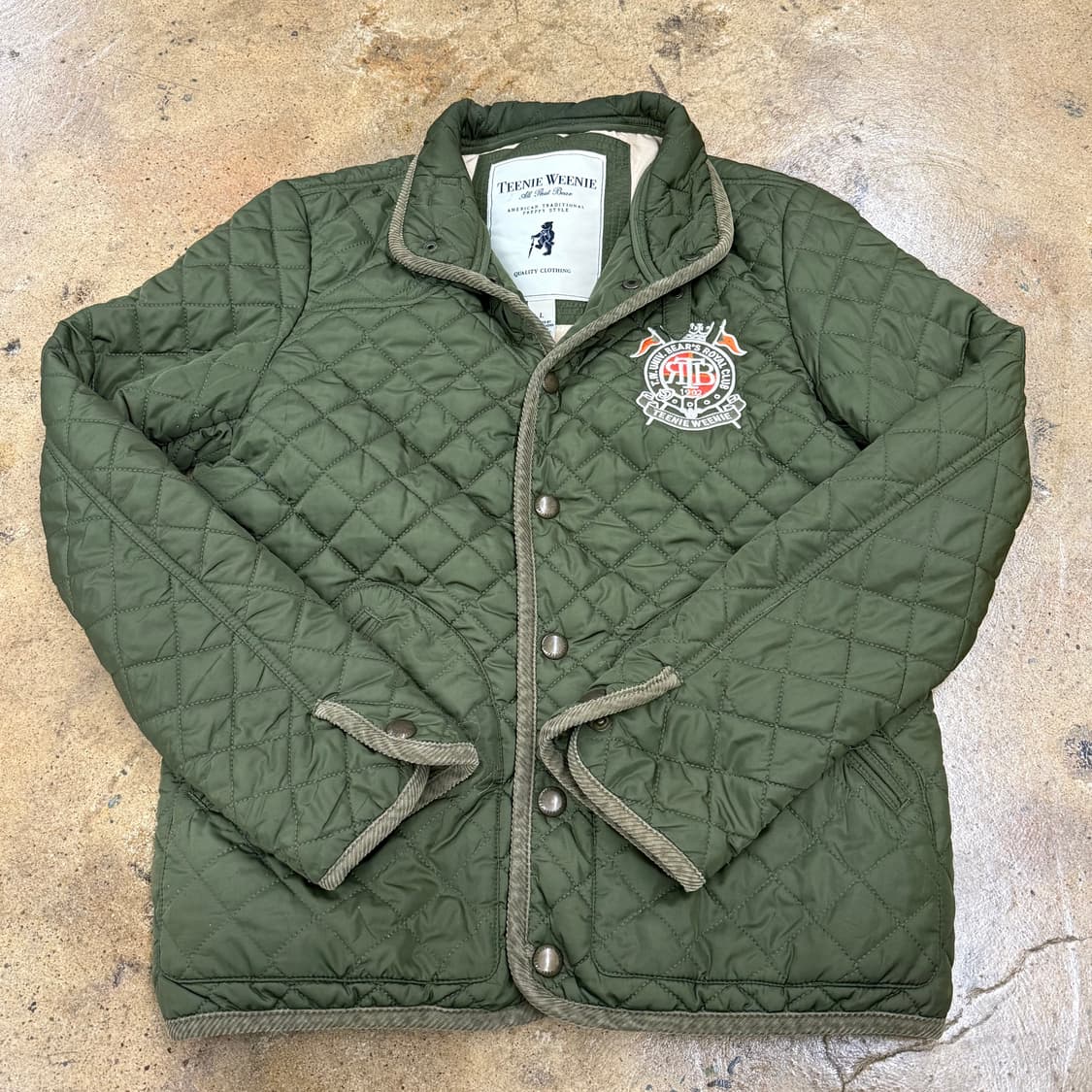 티니위니 카키 퀄팅 자켓  상품이미지2