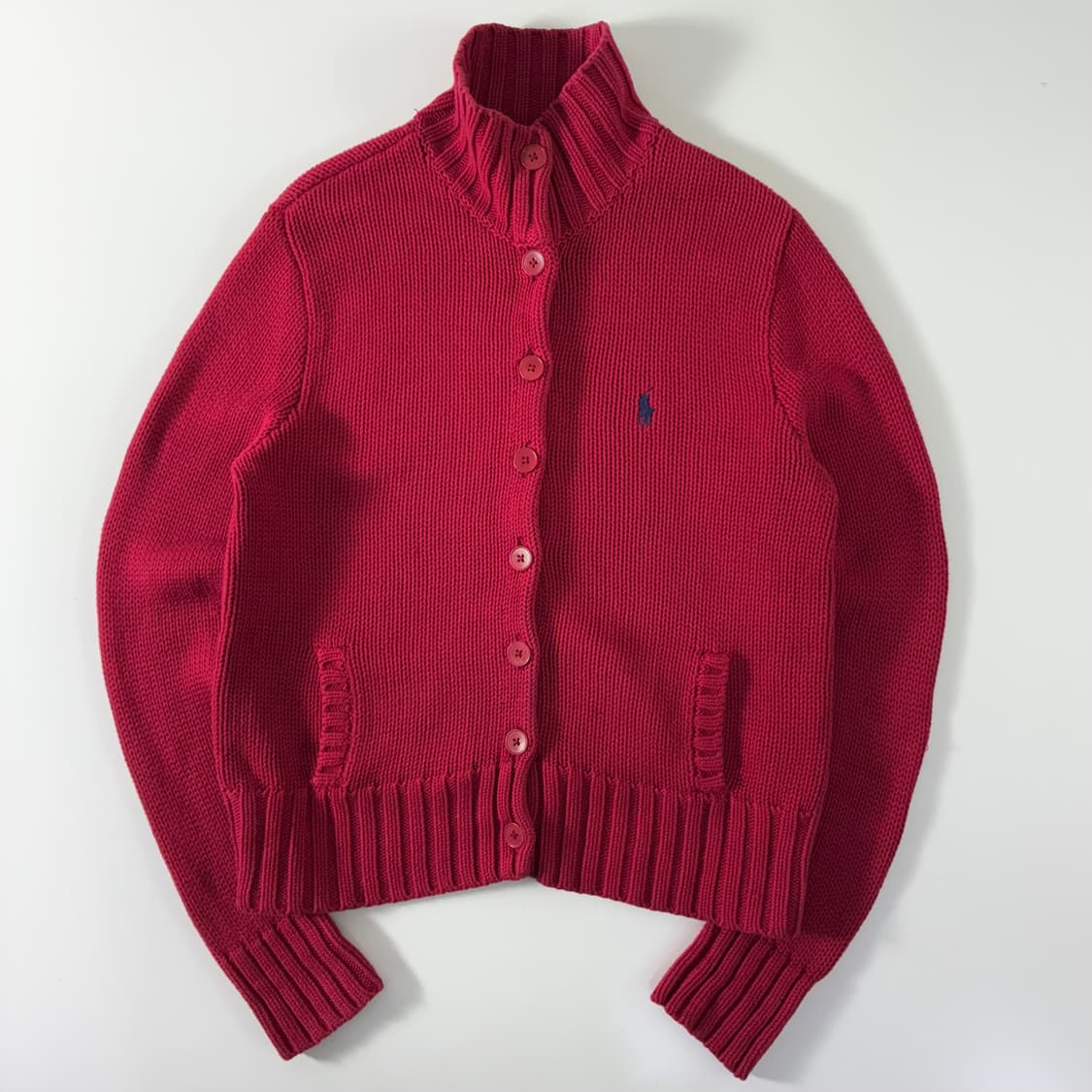Polo  폴로 랄프로렌 자수 코튼 니트 버튼 가디건 상품이미지3
