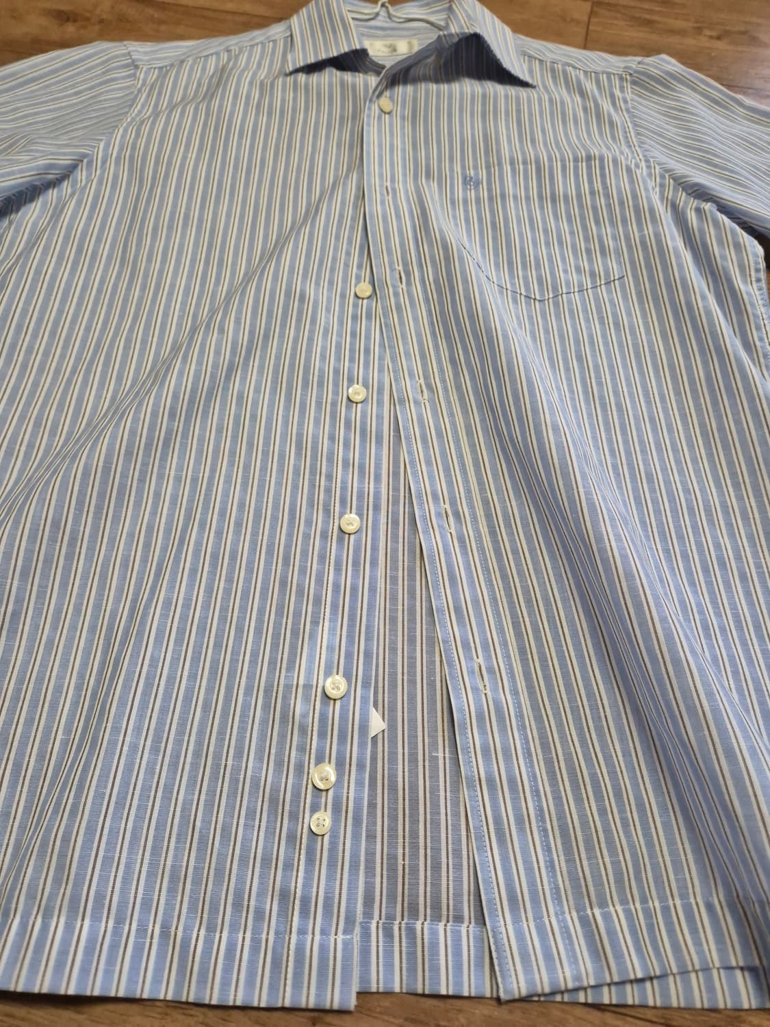 로가디스 스트라이프 반팔 셔츠 상품이미지4