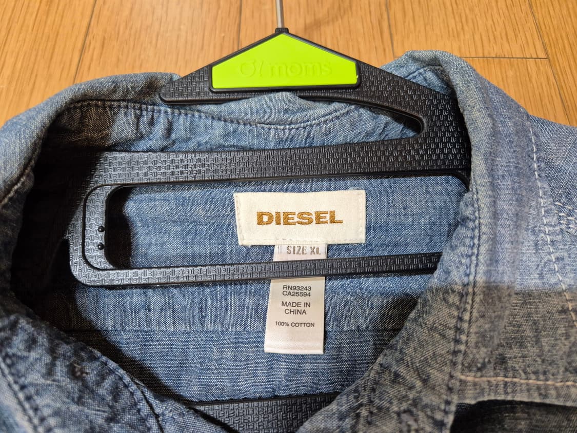 디젤 연청 데님 셔츠 상품이미지4