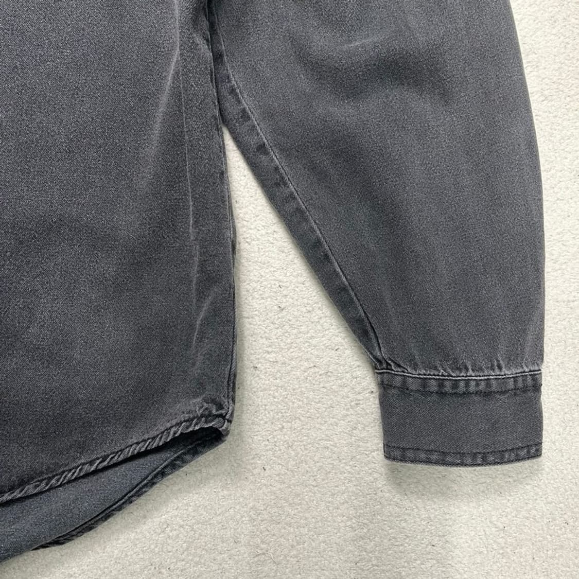LEVI'S 블랙 데님 셔츠 XL 상품이미지3