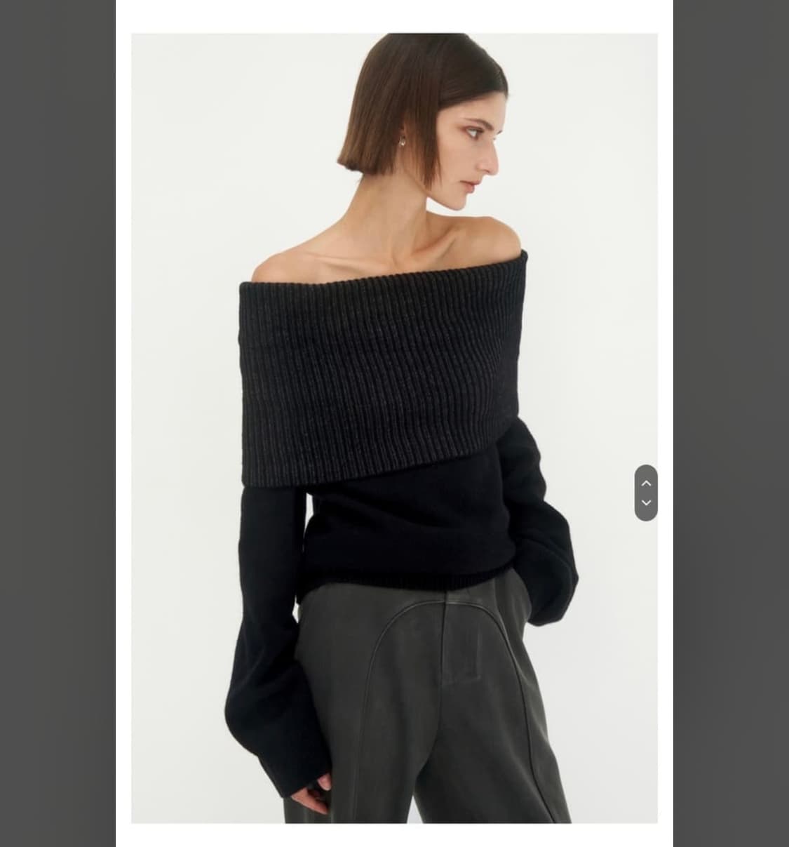 트리밍버드 리브드 오프숄더 상품이미지2