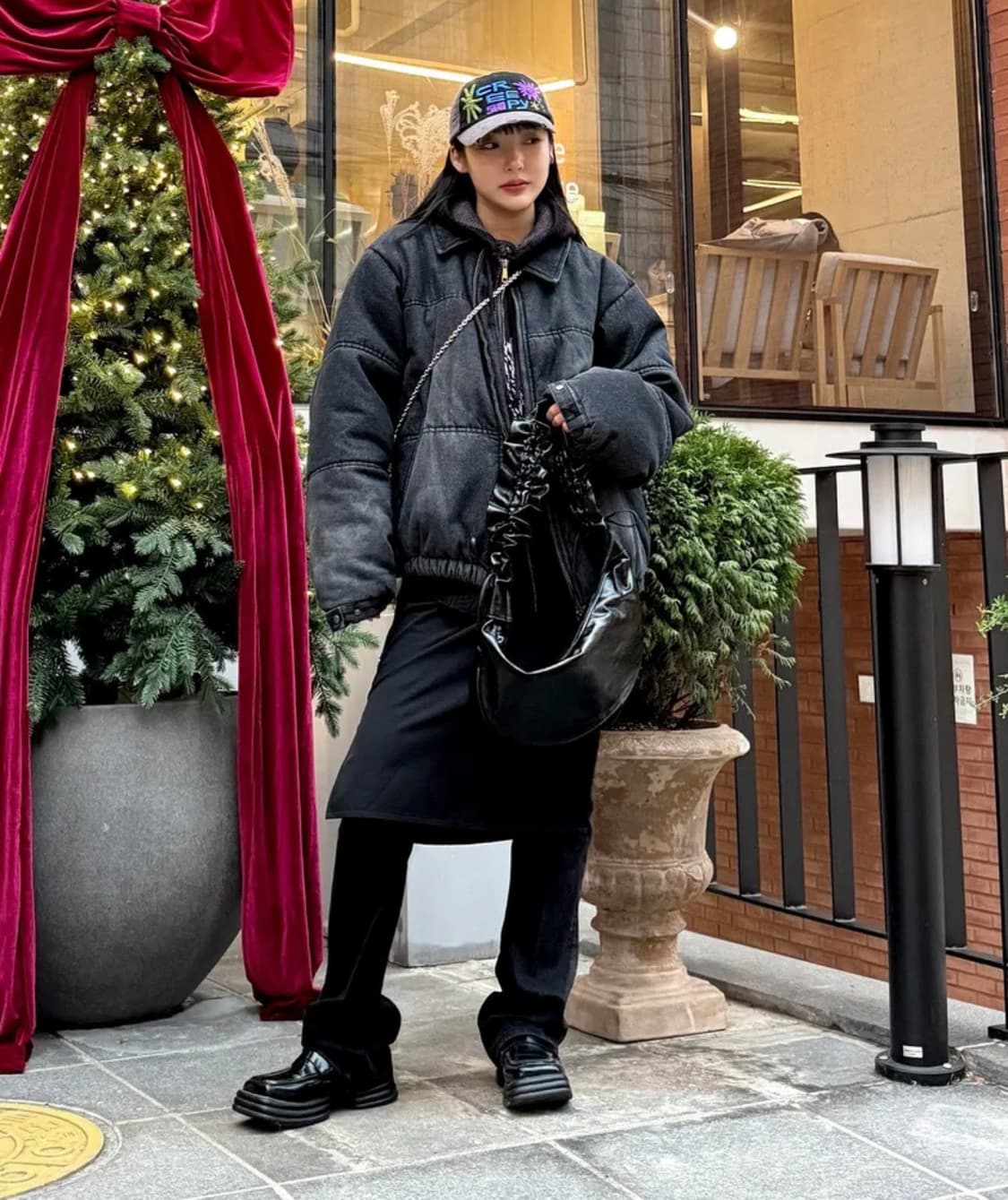 (새제품) 품절 데님 패딩 상품이미지3