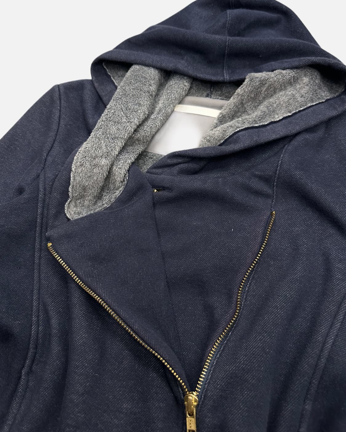 navy sweat hood jacket 상품이미지4