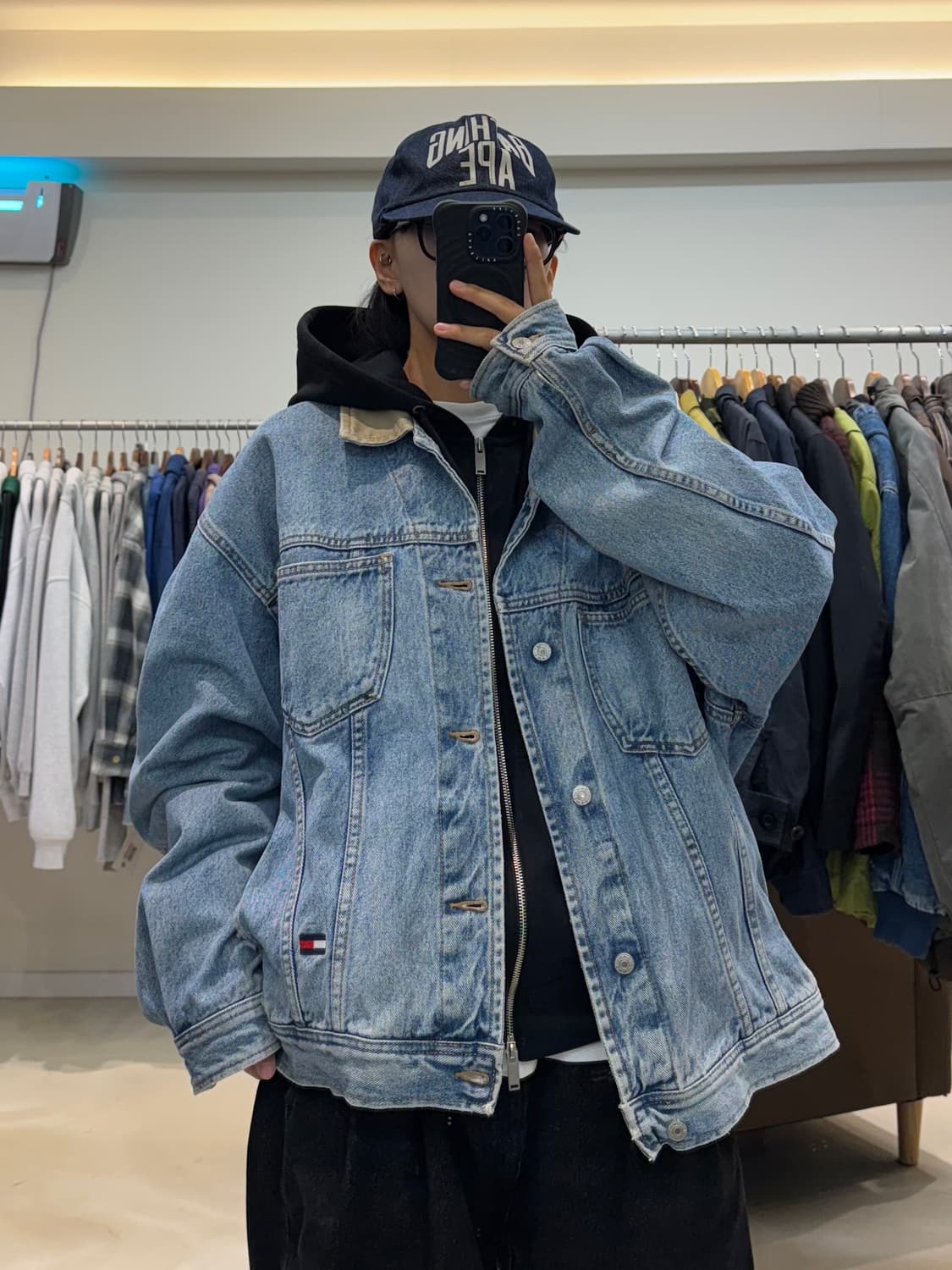 90s 타미힐피거 트러커 자켓 상품이미지7