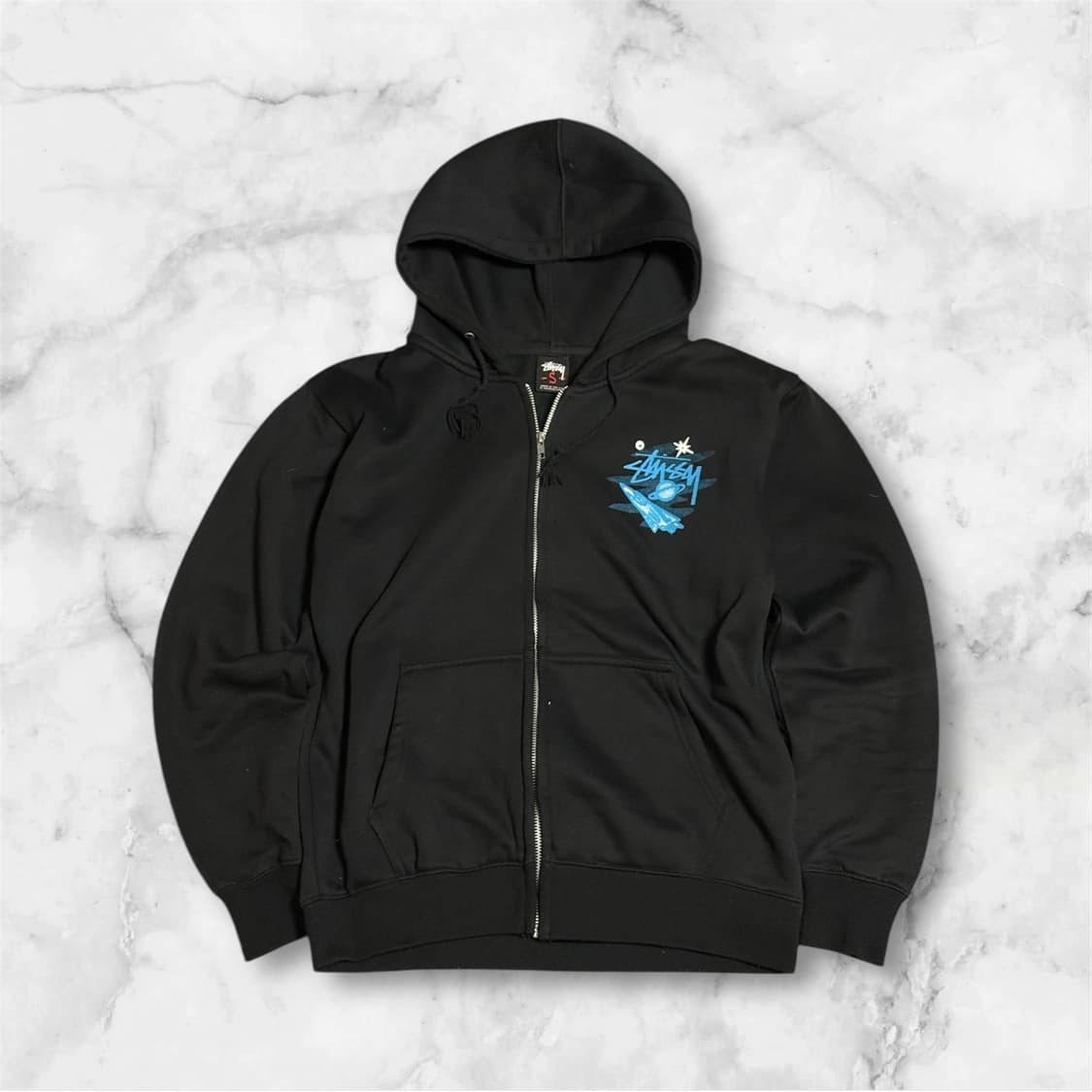 스투시 00s 우주인 후드집업 ⭐️Rare 상품이미지1