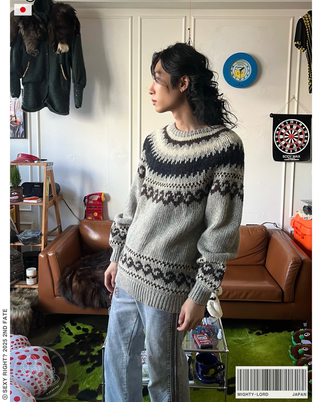 Mighty-Lord Heavy Wool Cowichan Sweater 상품이미지1