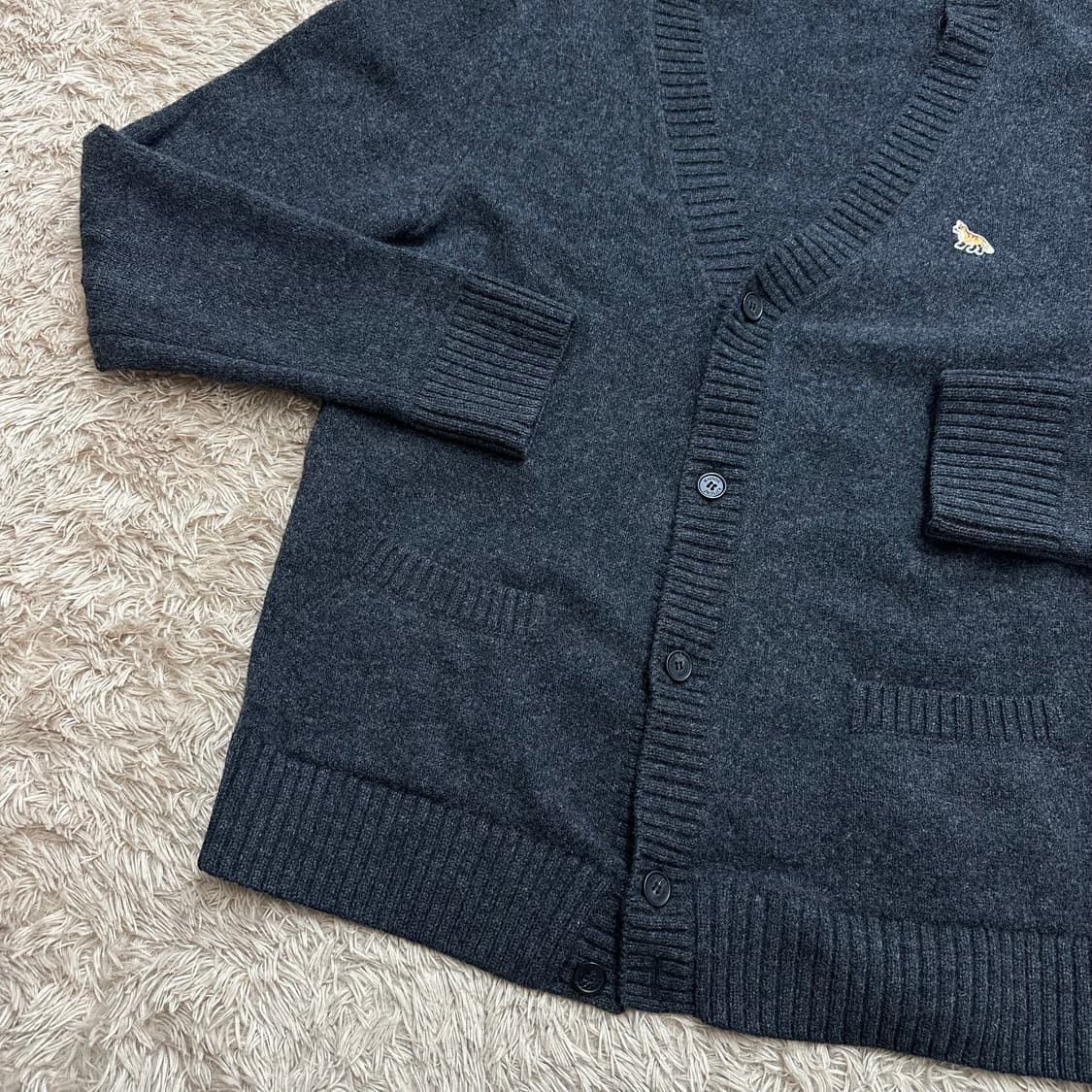 메종키츠네 베이비폭스 울 가디건 상품이미지4