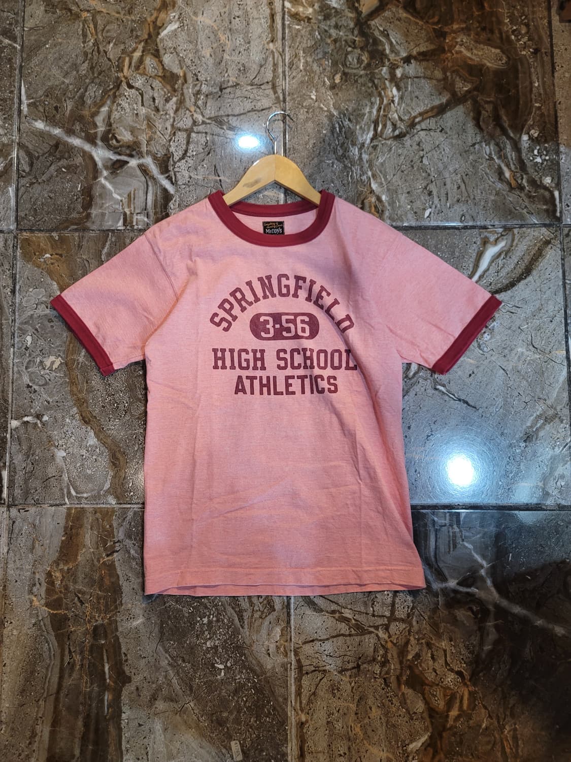 리얼맥코이 반팔 링거 티셔츠 핑크/민트 2장 일괄 상품이미지7