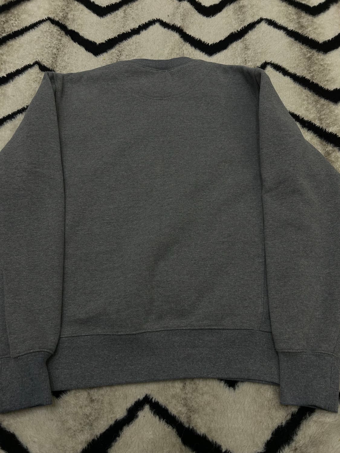 [M]노앙 론리 러블리 맨투맨/그레이/기모 상품이미지4