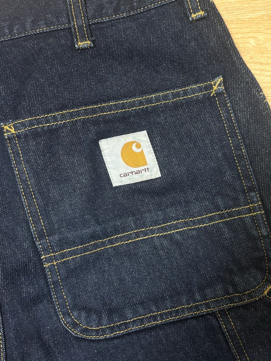 칼하트 wip single knee short 중청 버뮤다팬츠 상품이미지4