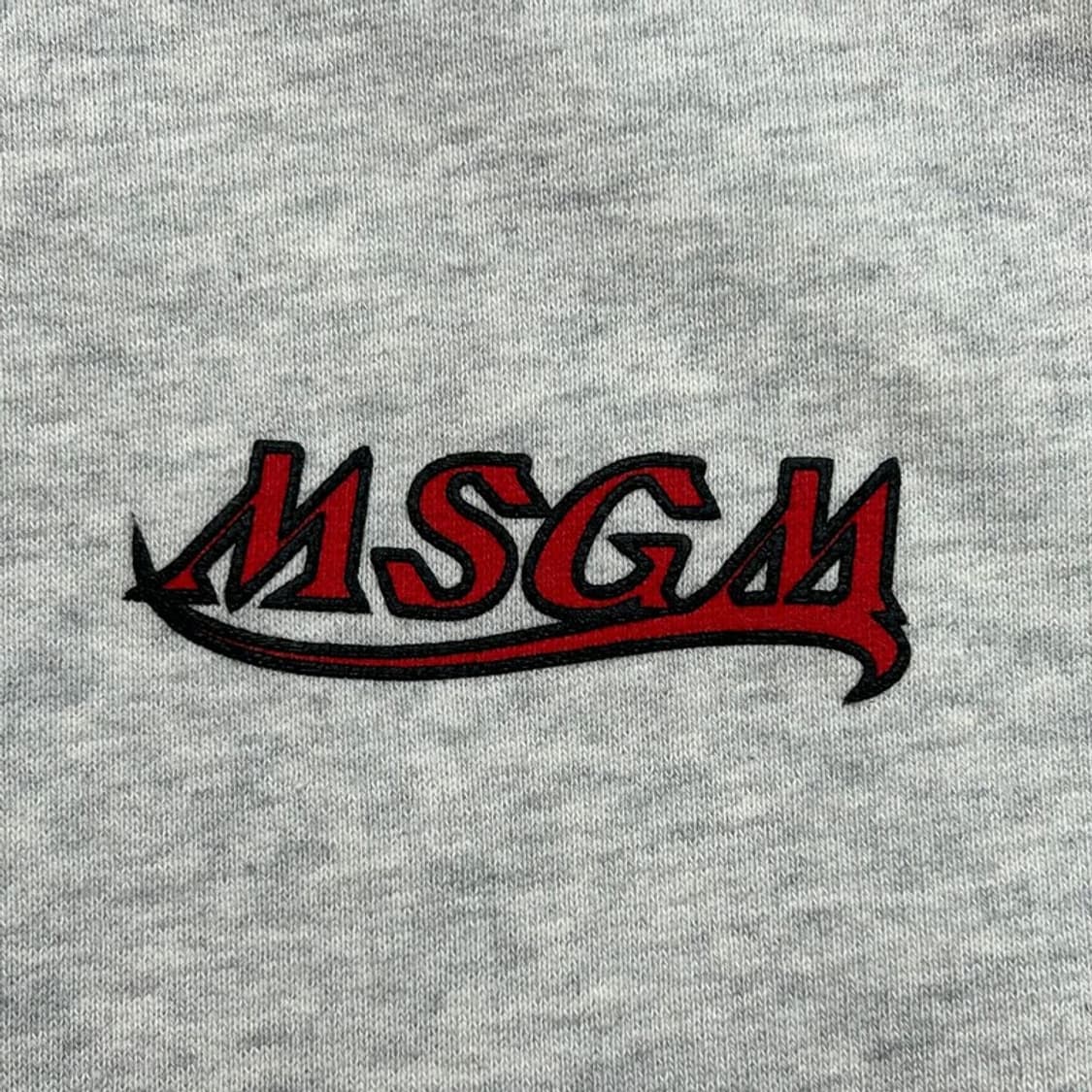 MSGM 키즈 그레이 후드집업 상품이미지2