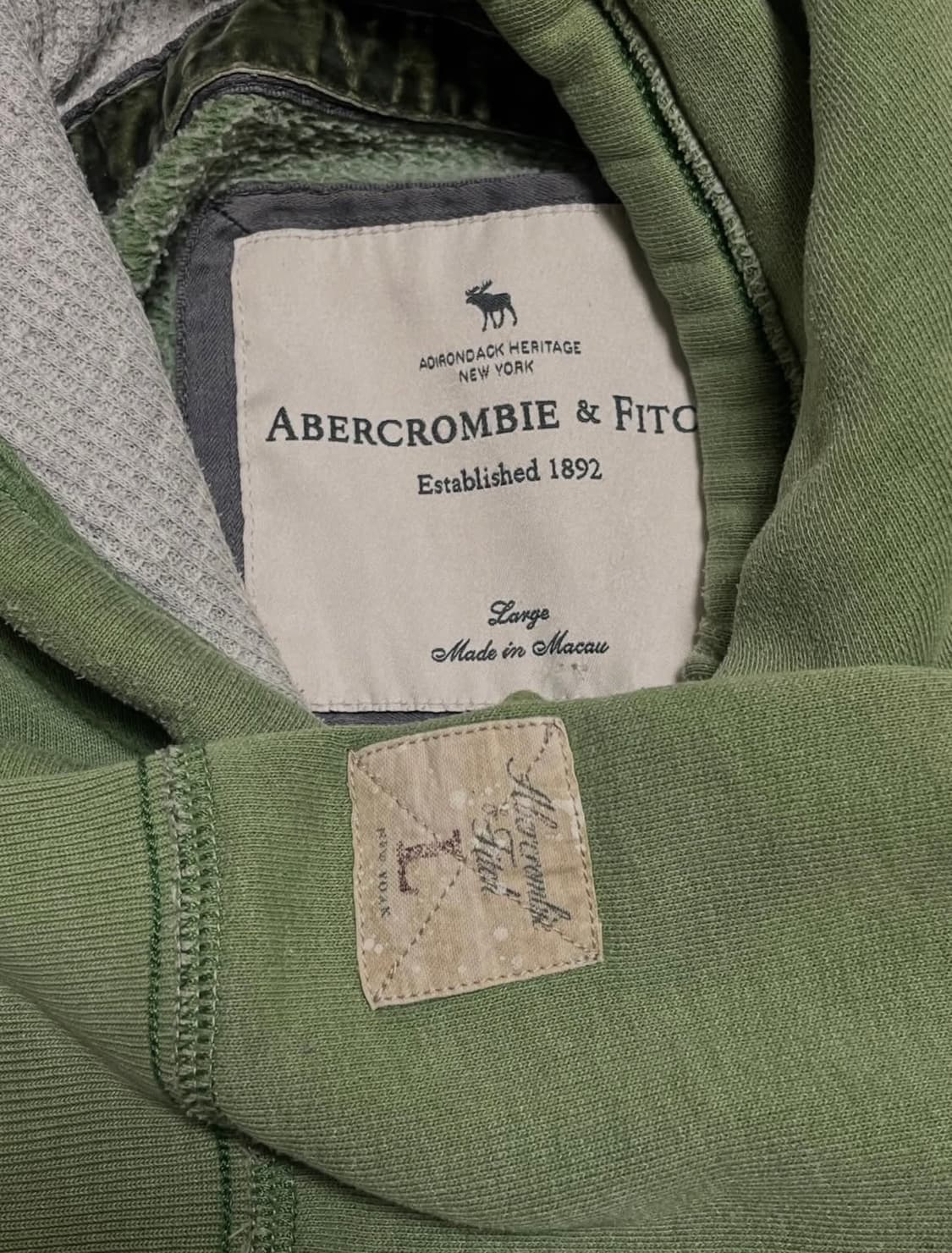 아베크롬비 말차 후드티 상품이미지4