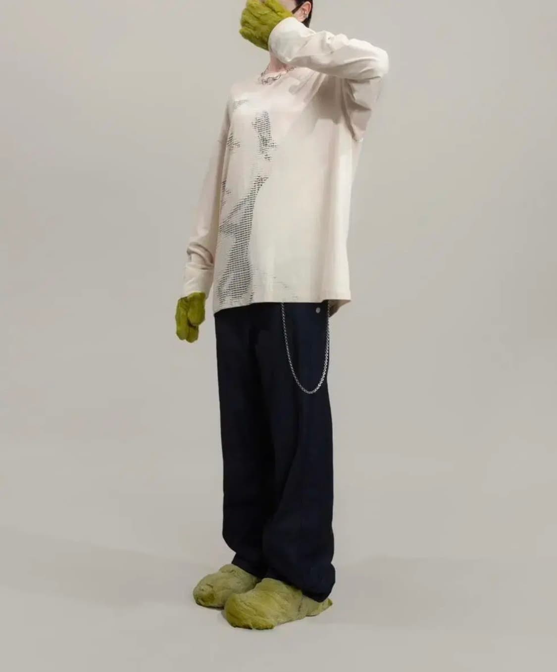 애드오프 FRAGMENT PANTS D.NAVY  상품이미지1