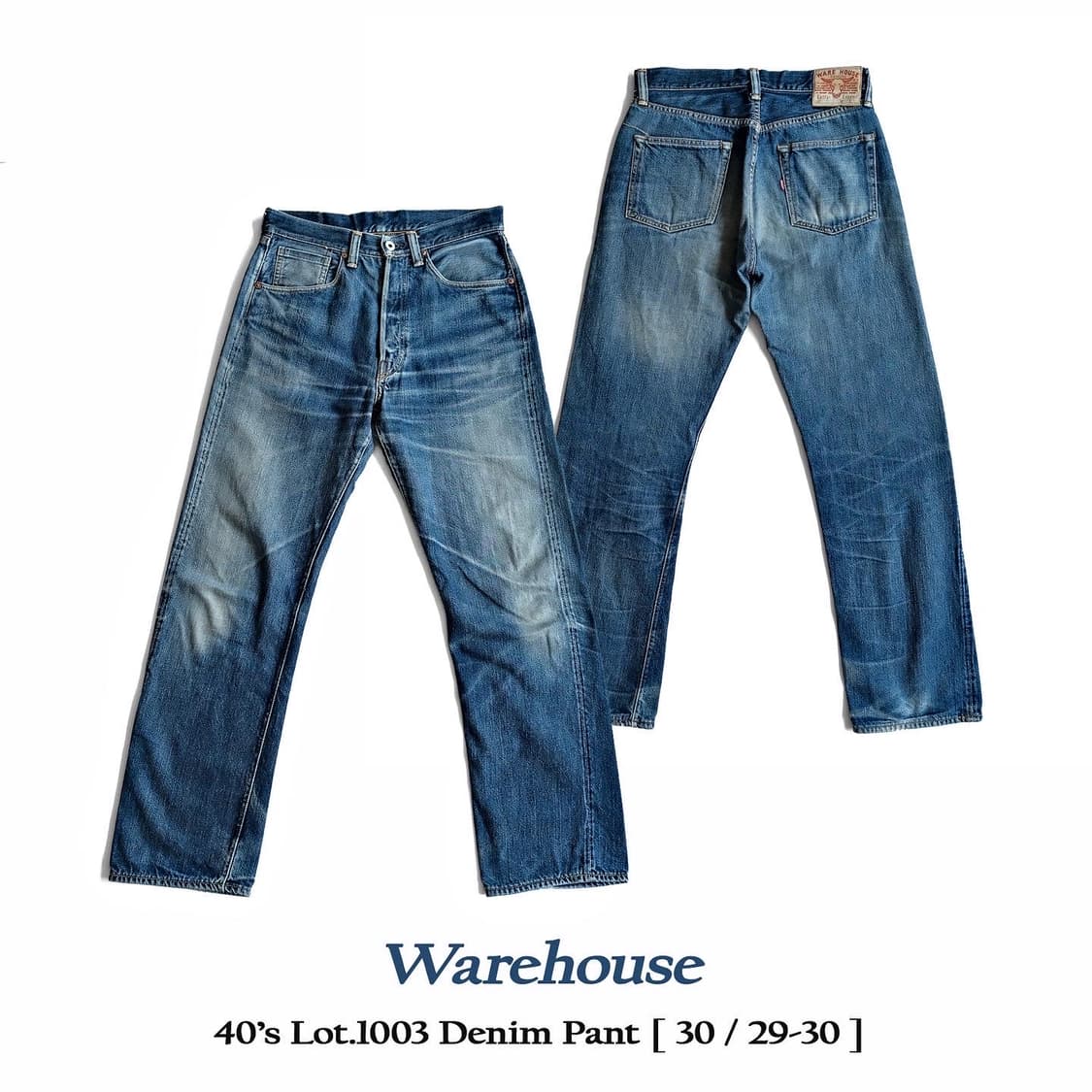 웨어하우스 초기형 1003 셀비지데님 29-30사이즈 상품이미지1