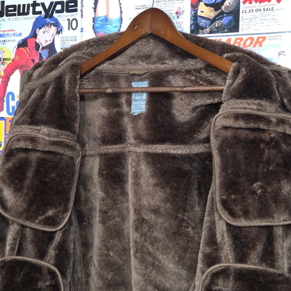 JPN 브라운 퍼 하이넥 무스탕 자켓 상품이미지9