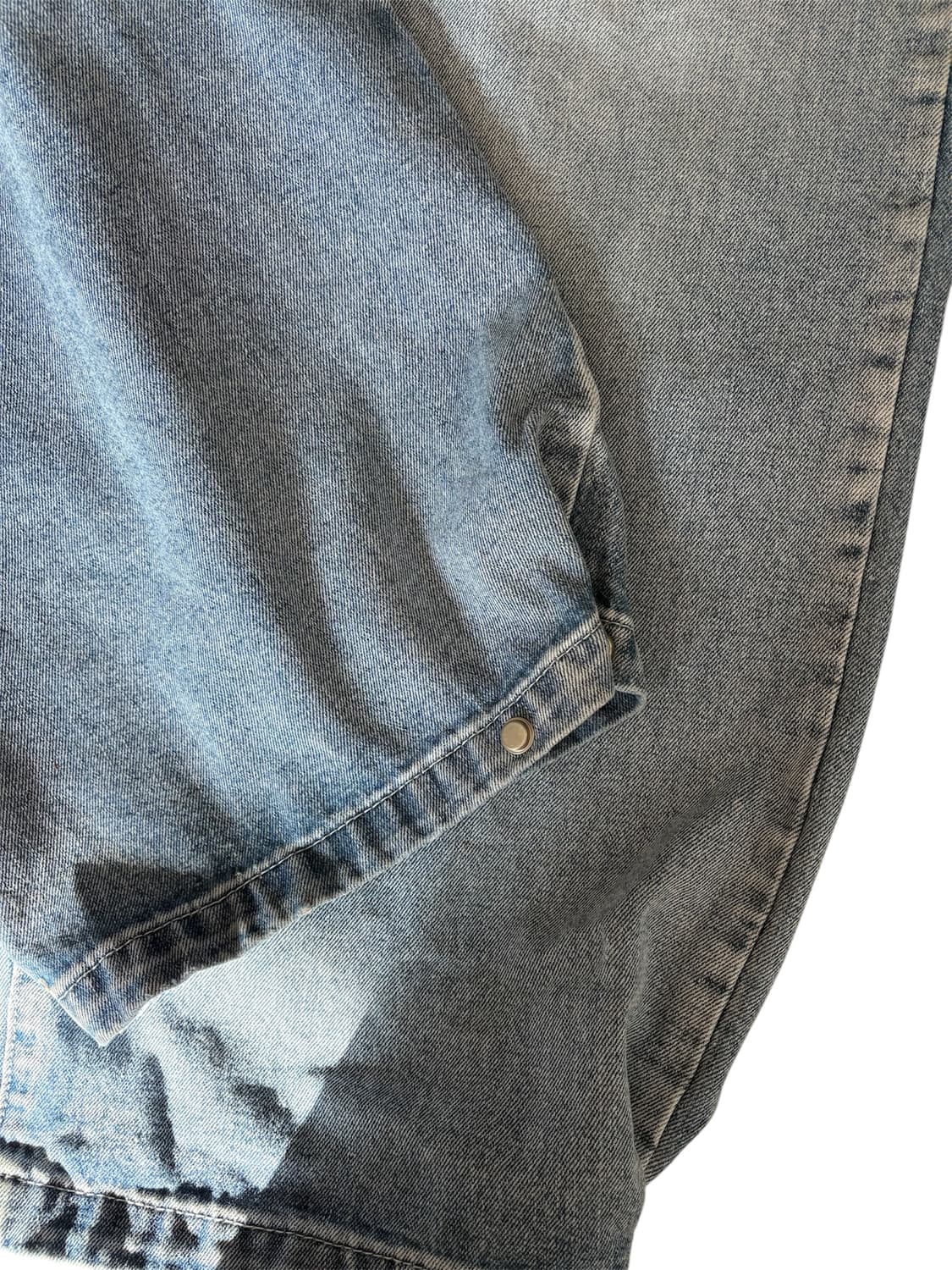 스냅 데님 팬츠 상품이미지3