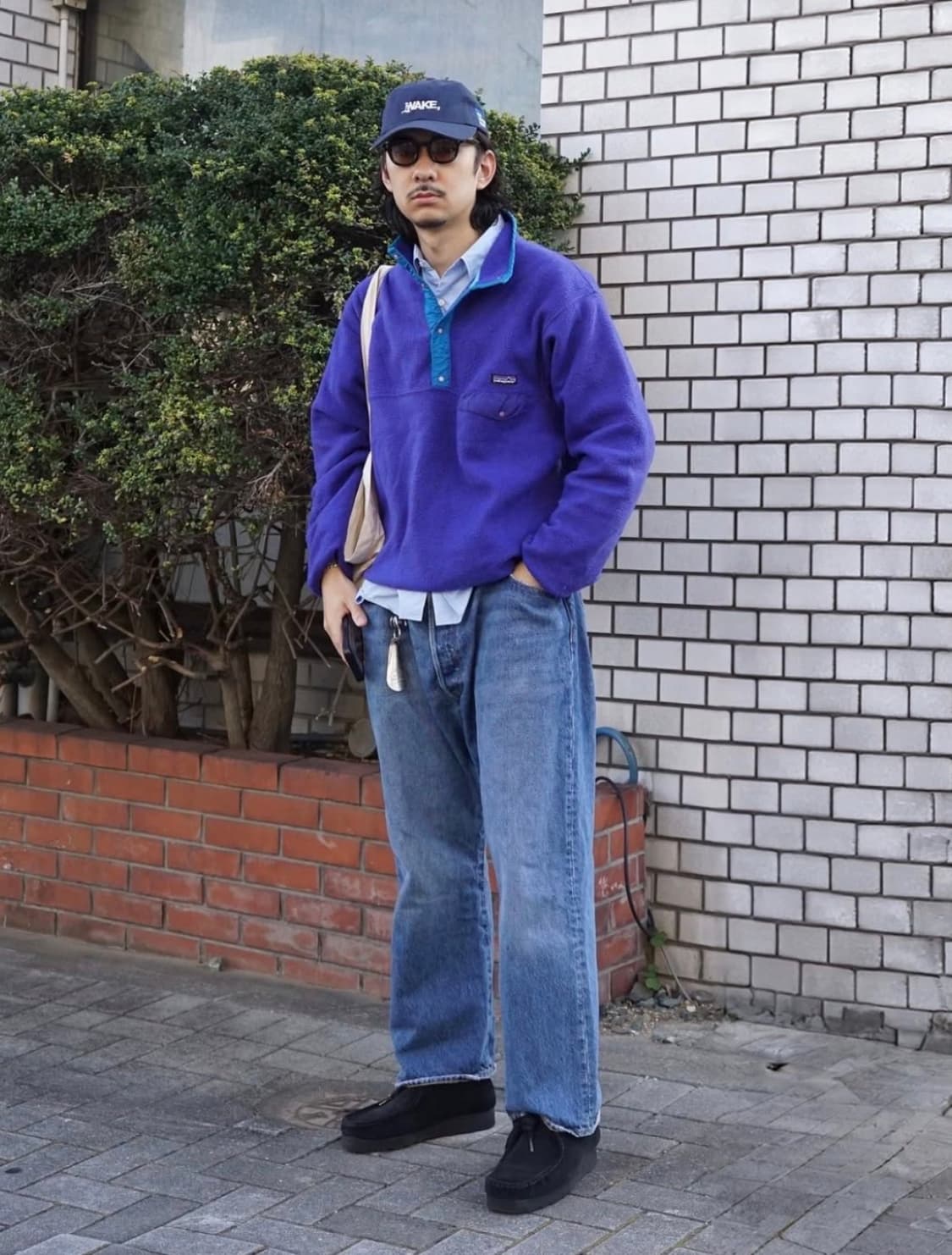 90s 파타고니아 신칠라 빈티지 퍼플 블루 상품이미지1