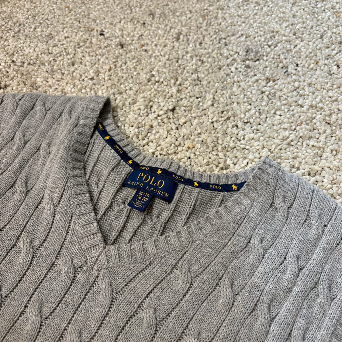 폴로 니트 조끼 상품이미지3