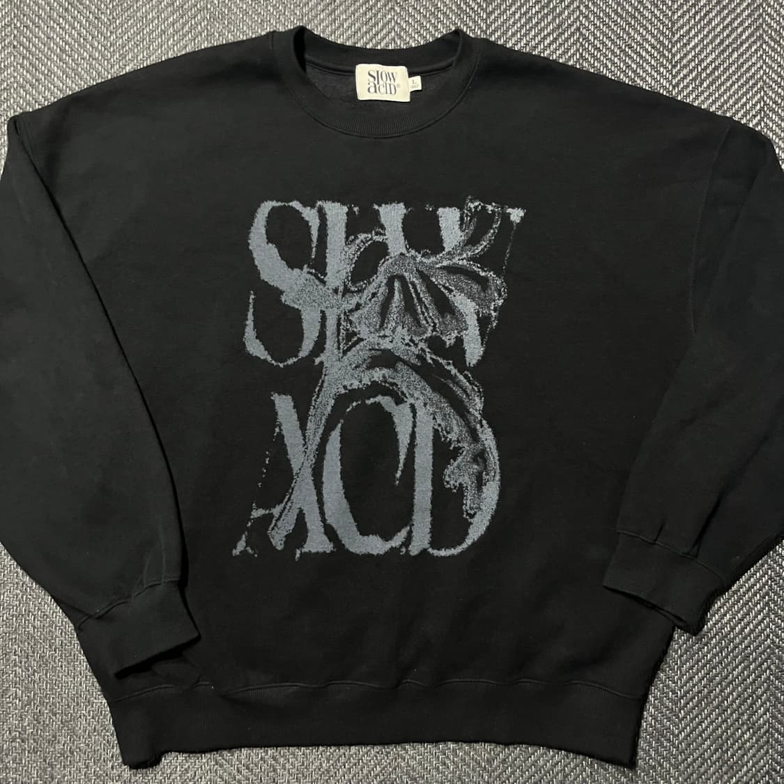 SLOW ACID 슬로우애시드 로고 맨투맨 상품이미지2