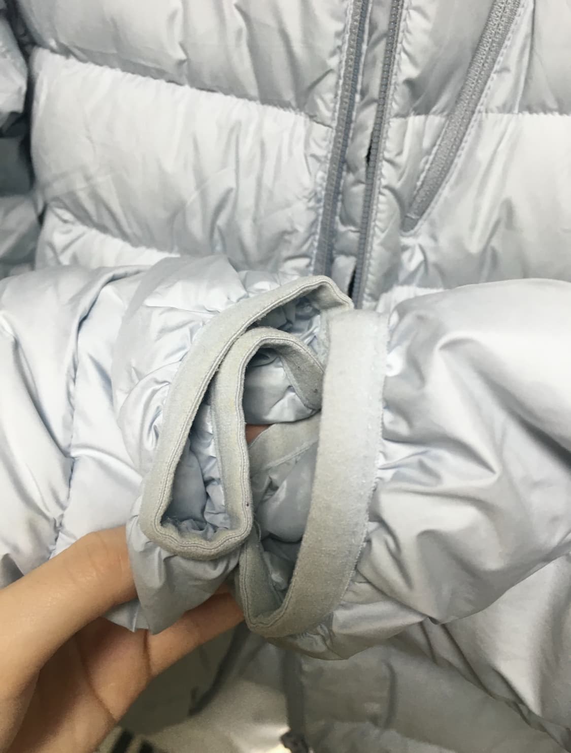 (M) 무신사스탠다드 시티 레저 후드자켓 클라우디 블루 상품이미지4