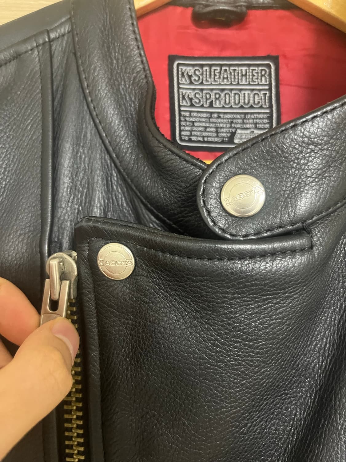 카도야 레더자켓 kadoya 상품이미지4