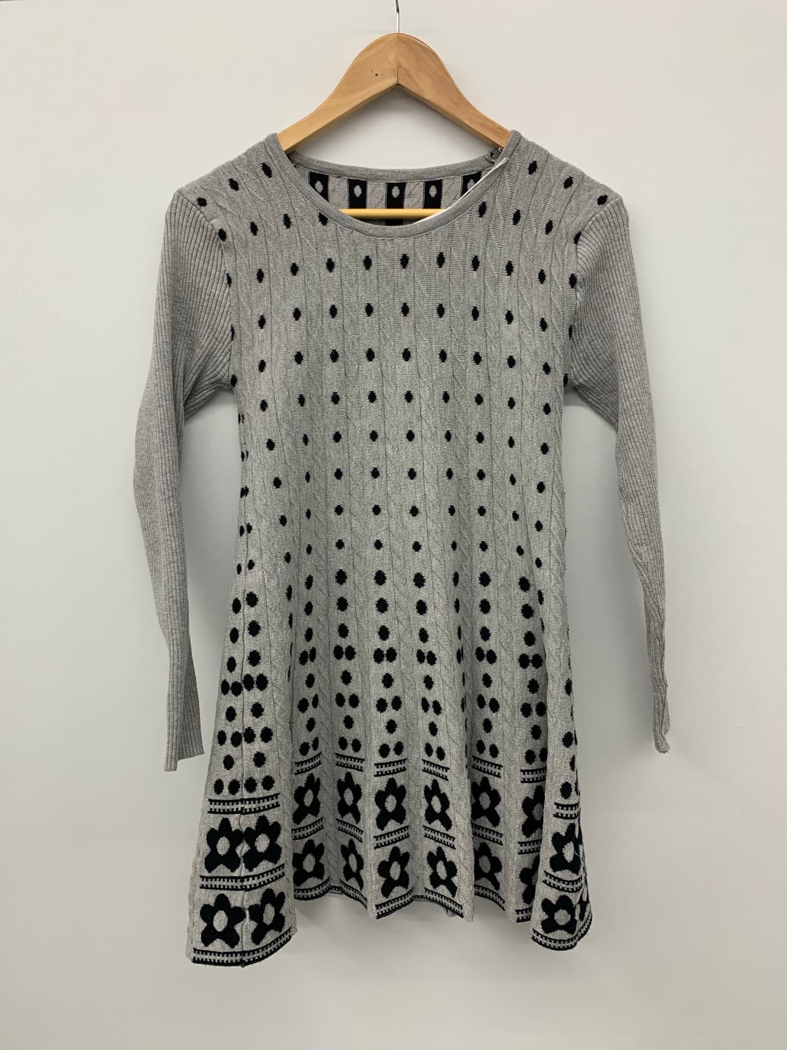 205zero 도트 니트 원피스 상품이미지5