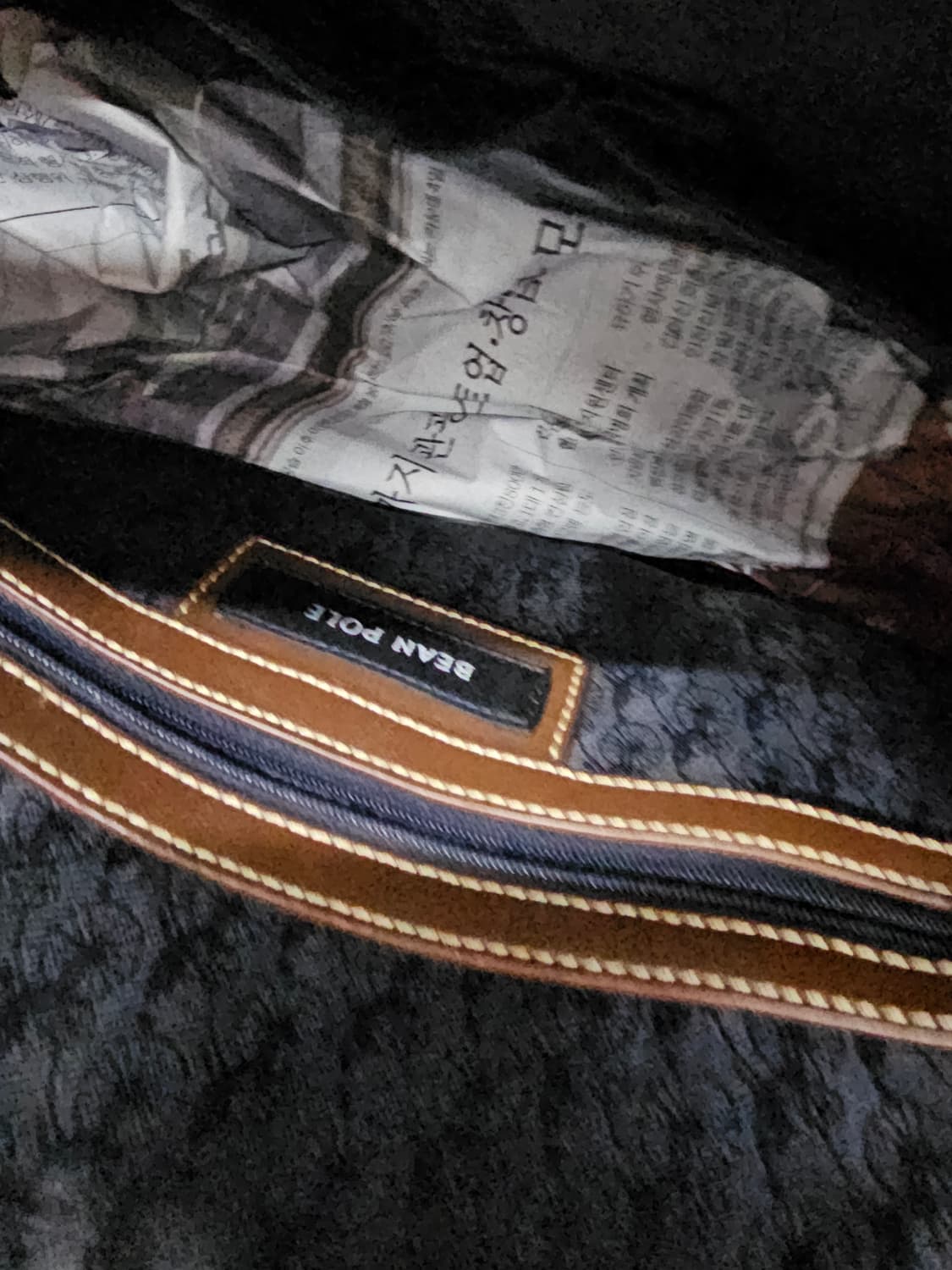 빈폴 남성 체크 크로스백 서류가방 상품이미지10