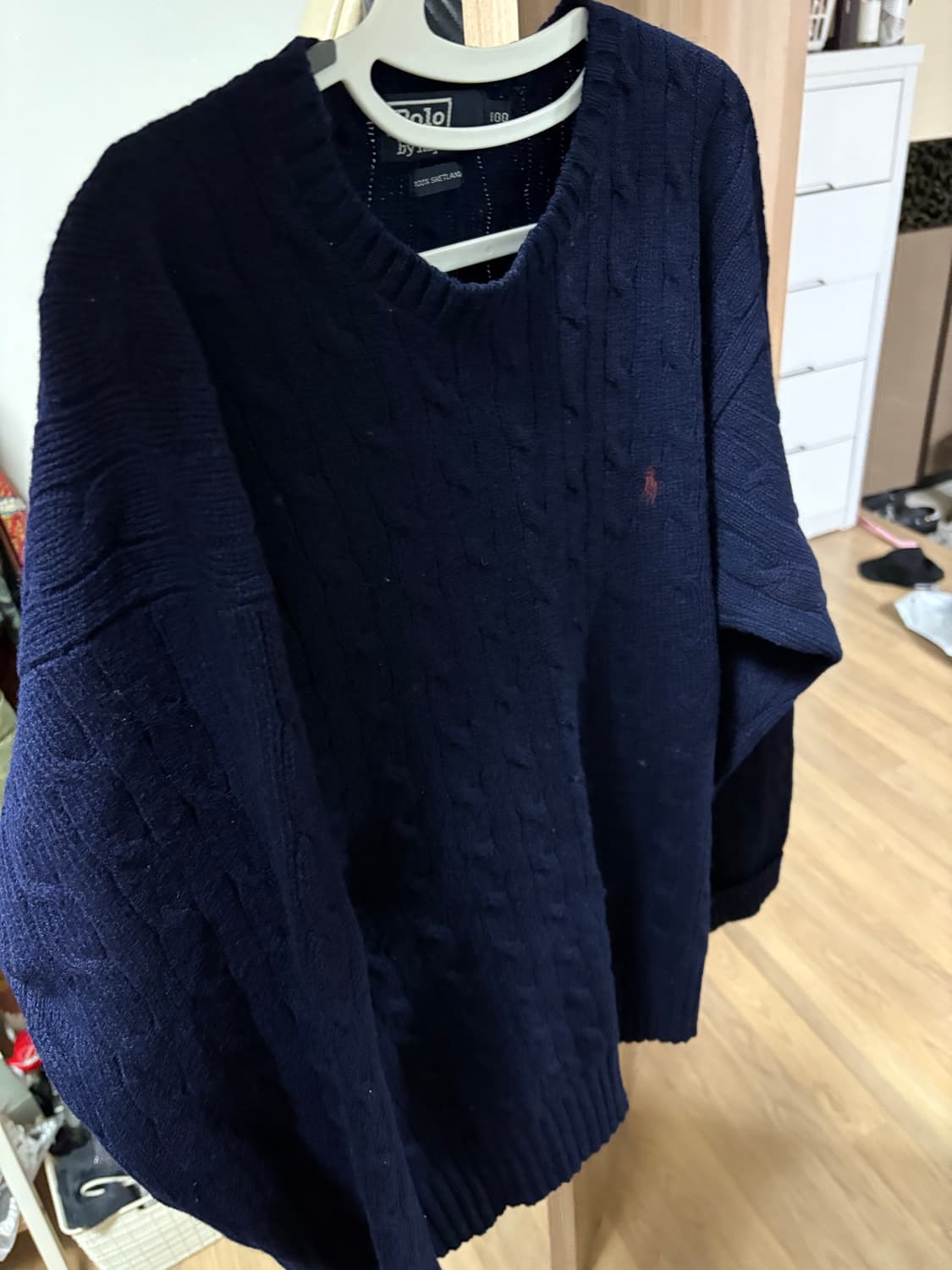 폴로 빈티지 셔틀랜드 울 스웨터 polo 상품이미지6
