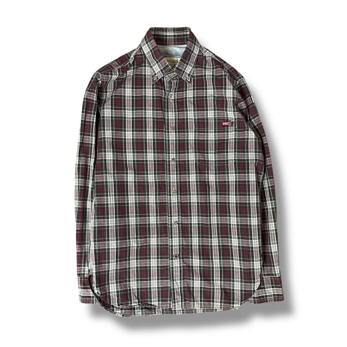 헨리코튼 78 포켓 자수로고 체크 셔츠 95 상품이미지1