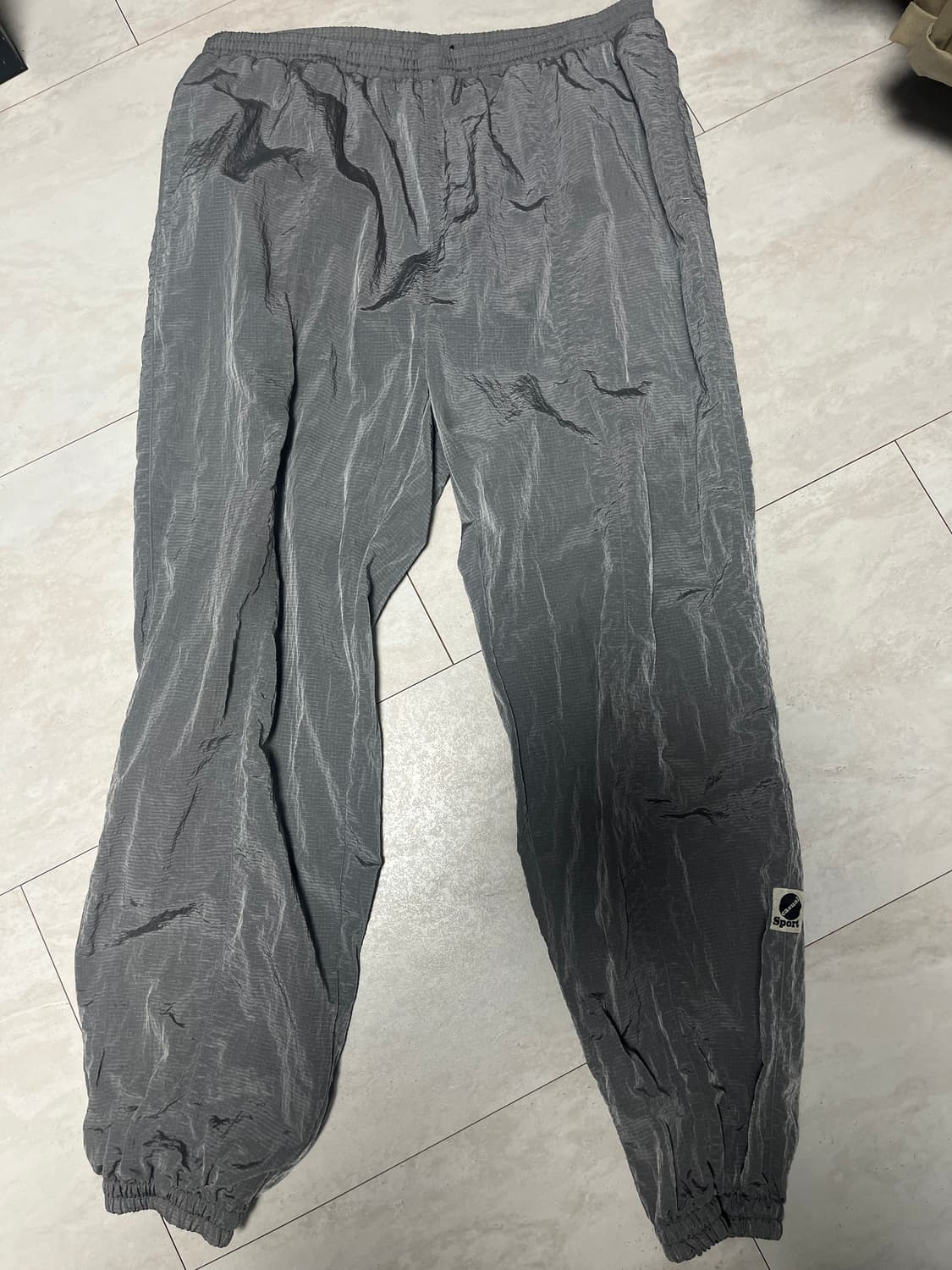 헤리티지플로스 립스탑 바스락 나일론 워셔 스웻팬츠 M 상품이미지1