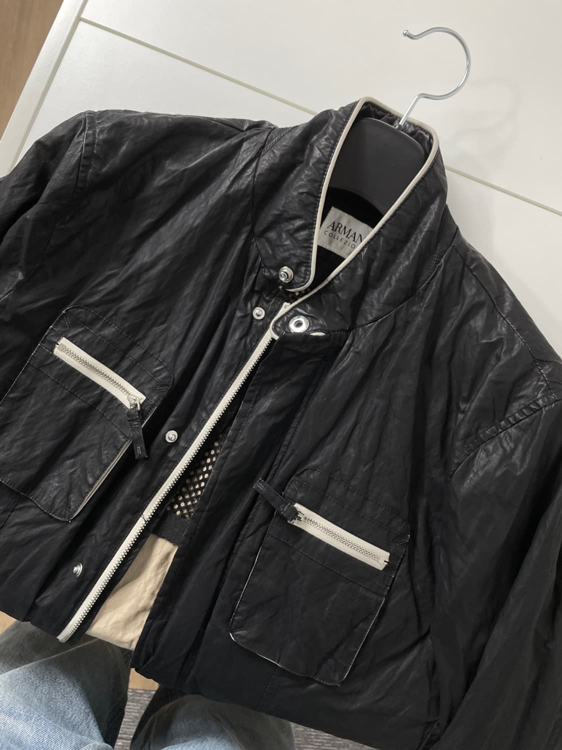 아르마니 꼴레지오니 코티드 코튼 자켓 상품이미지1