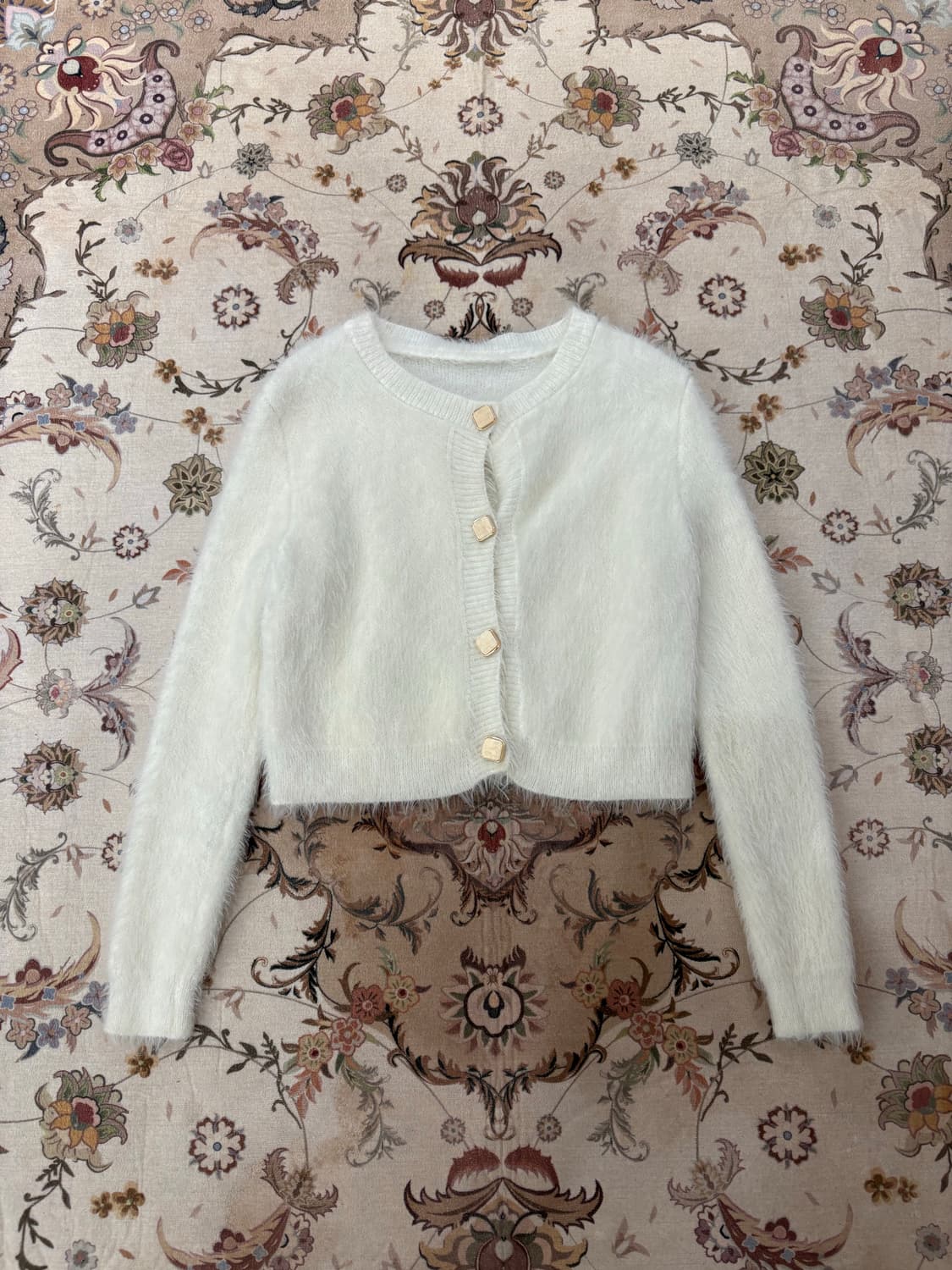 vtg 헤어리 부클 가디건 상품이미지1