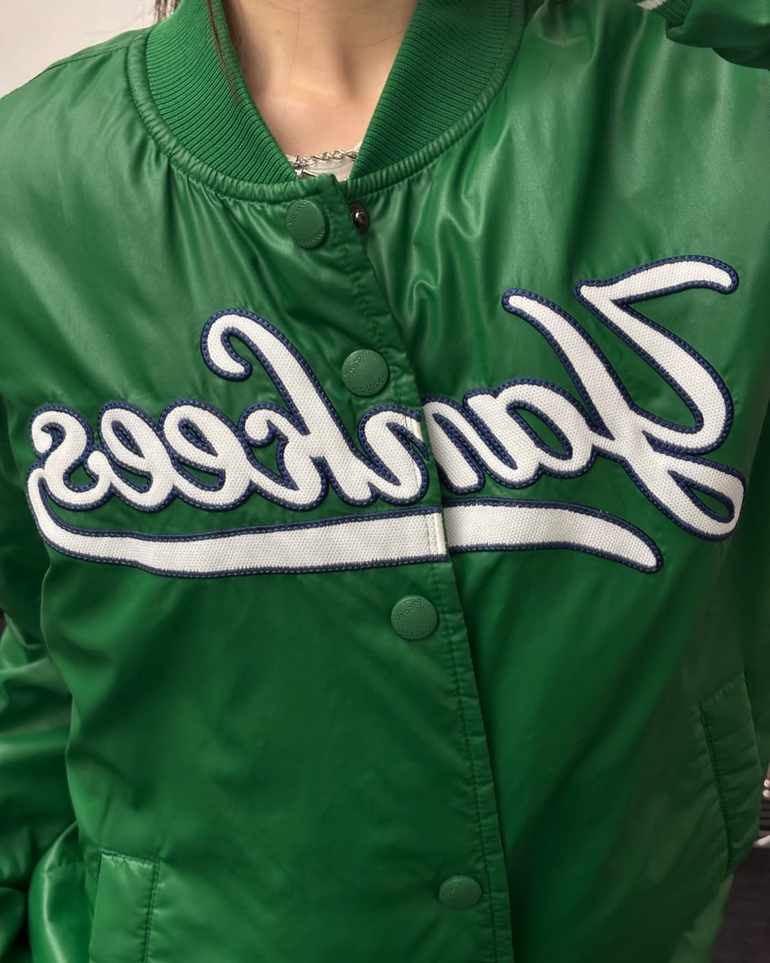 MLB 00s 뉴욕 양키즈 퀼팅 점퍼 상품이미지3