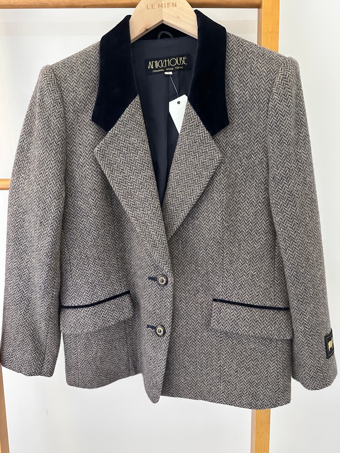 헤링본 울 자켓(일본 빈티지) 상품이미지1