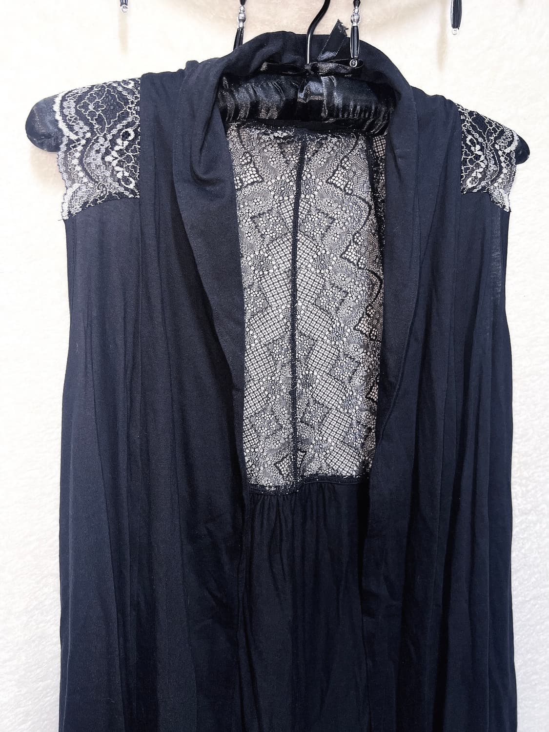 다크페어리 오리엔탈 로맨틱고딕 고스펑크 레이스 로브 핀터 레이어드 베스트 상품이미지10