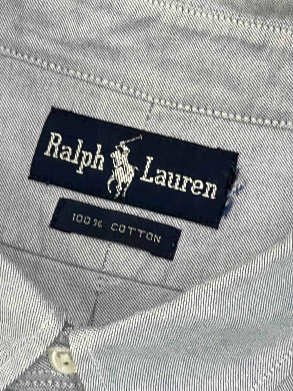 (F) 폴로 랄프로렌 솔리드 반팔 셔츠 상품이미지3