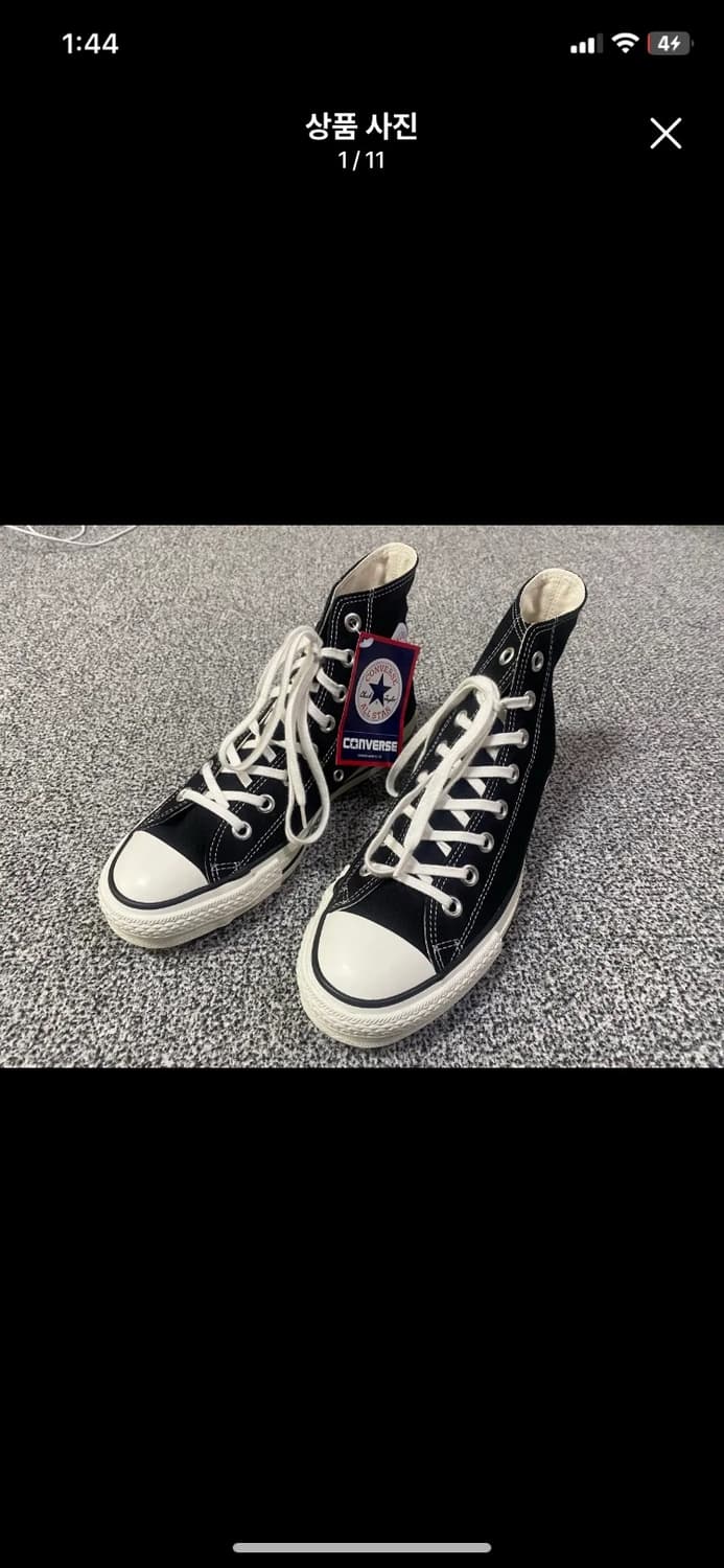 [CONVERSE] 컨버스 제이하이 블랙 260사이즈 상품이미지10