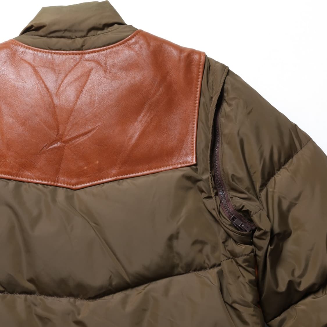 쇼트Schott Leather Vest Puffer Down Jacket 상품이미지7