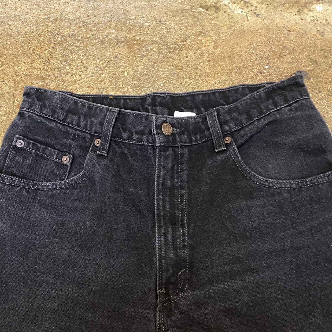 미국 빈티지 리바이스 560 루즈핏 블랙진 청바지 상품이미지3