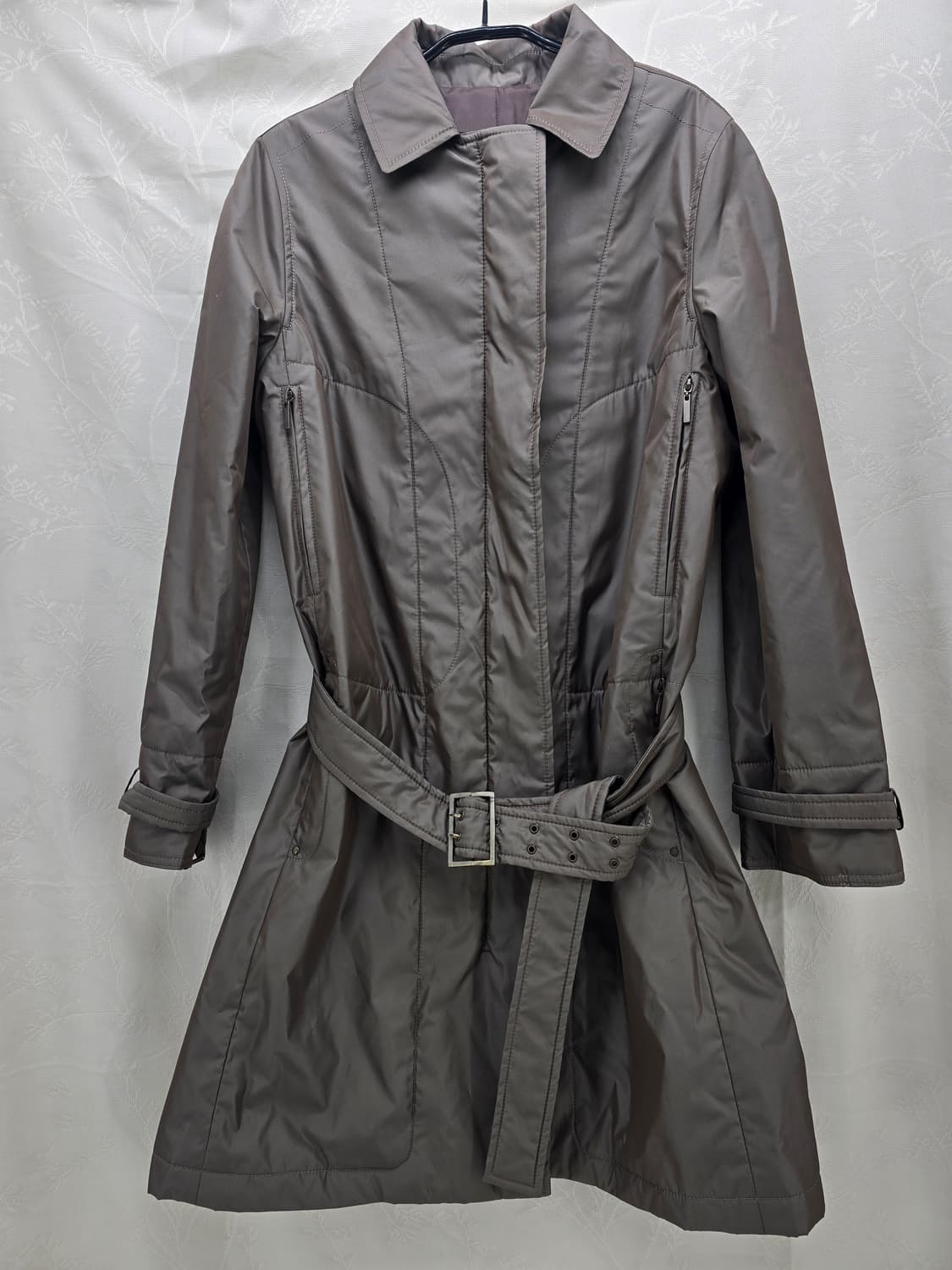 BOTTICELLI 보띠첼리 여성 브라운 트렌치코트 46사이즈 상품이미지7