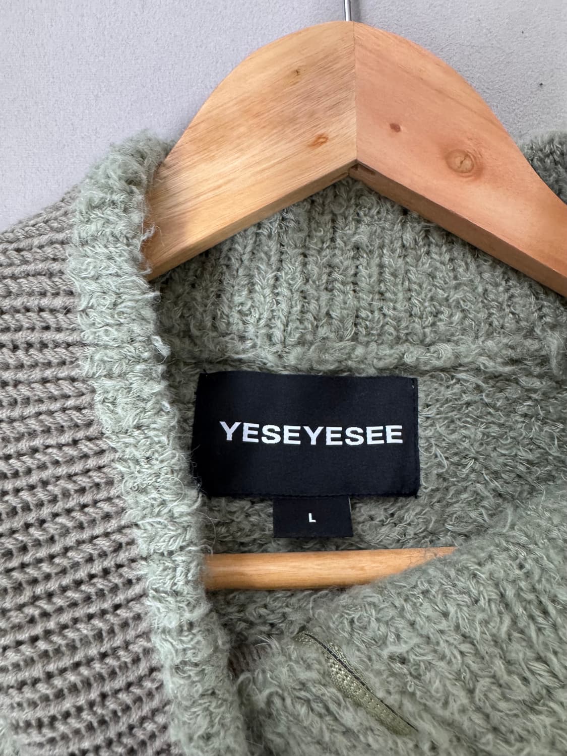 yeseyesee 니트집업 L 상품이미지3