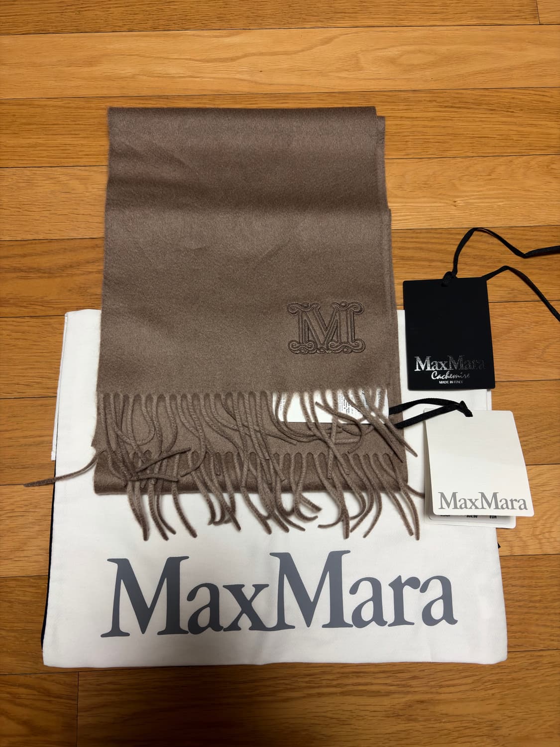 막스마라 웨스달리아 캐시미어 스카프 베이지 상품이미지1