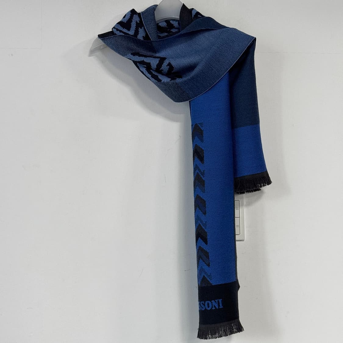 미쏘니 패턴 로고 울 머플러 상품이미지6