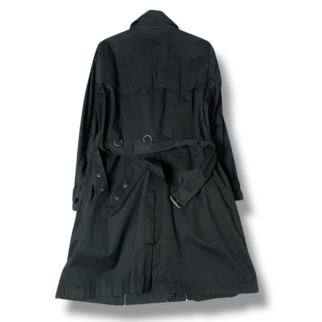 폴로 랄프로렌 럭비 블랙 더블 트렌치코트 L 상품이미지2