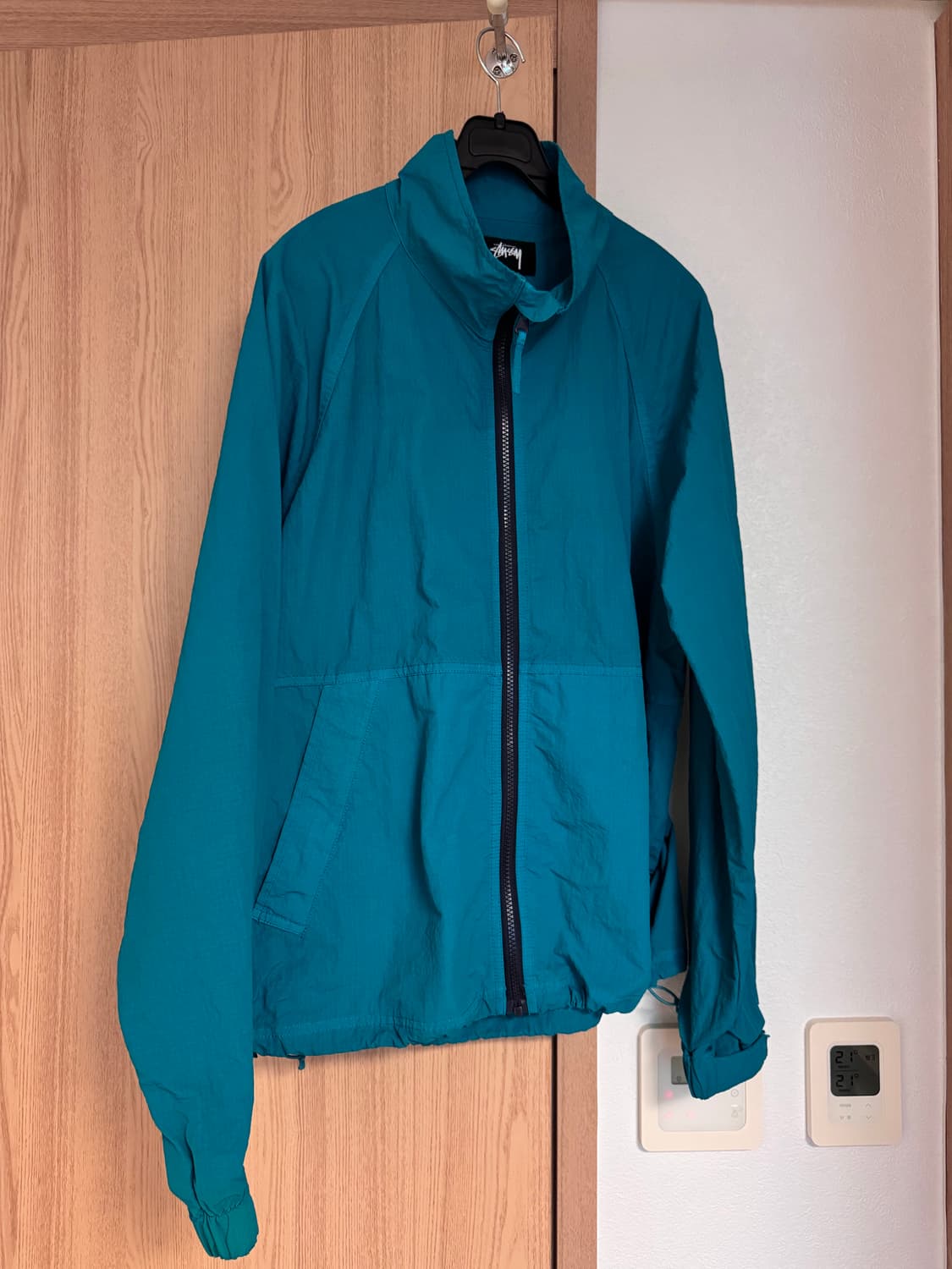 Stussy 스투시 warm up jacket 웜업 자켓 틸 새상품 상품이미지2