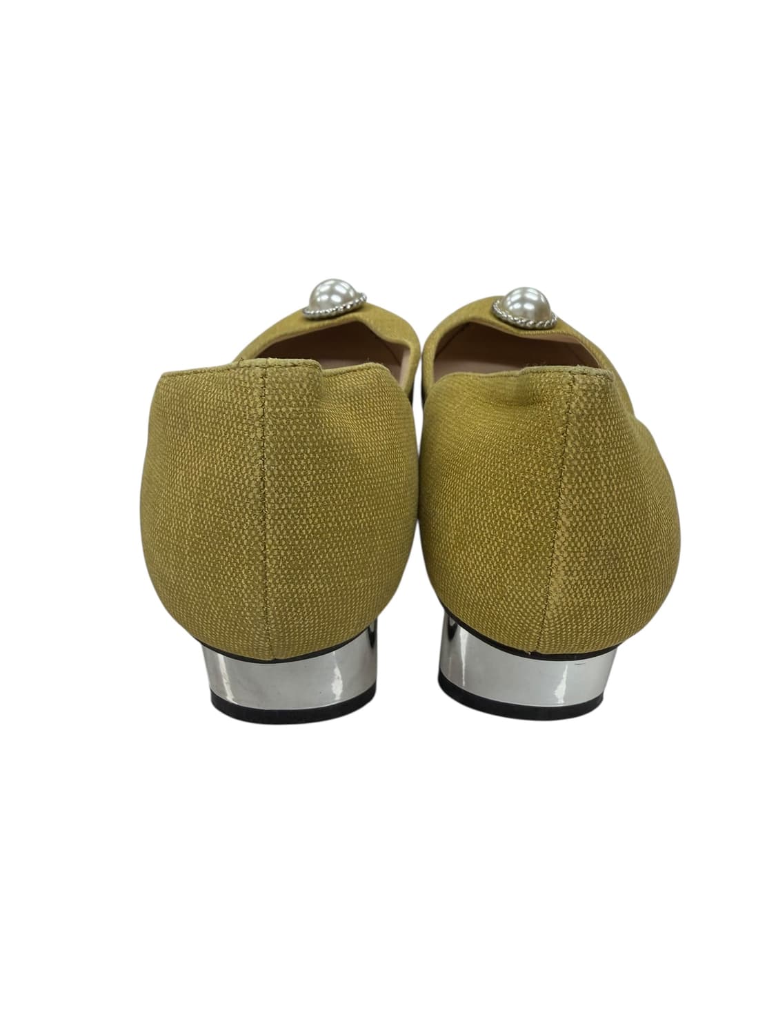 230/ 텍가5만9천 5month 진주 포인트 펌프스 올리브 상품이미지6