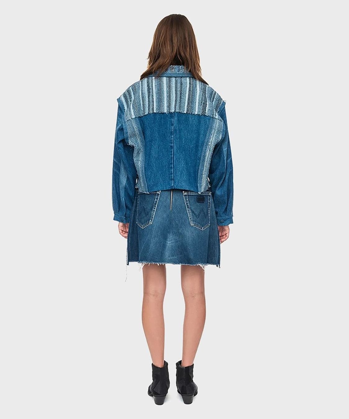 KSENIA SCHNAIDER 런던 패션위크 아카이브 데님 트러커 자켓 상품이미지4